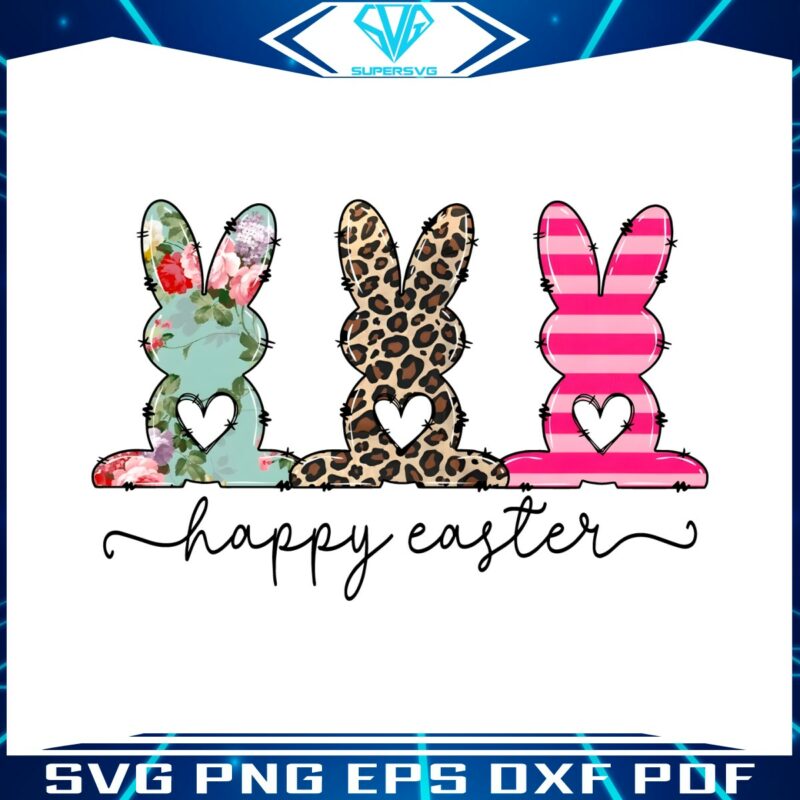 leopard-easter-three-bunnies-png