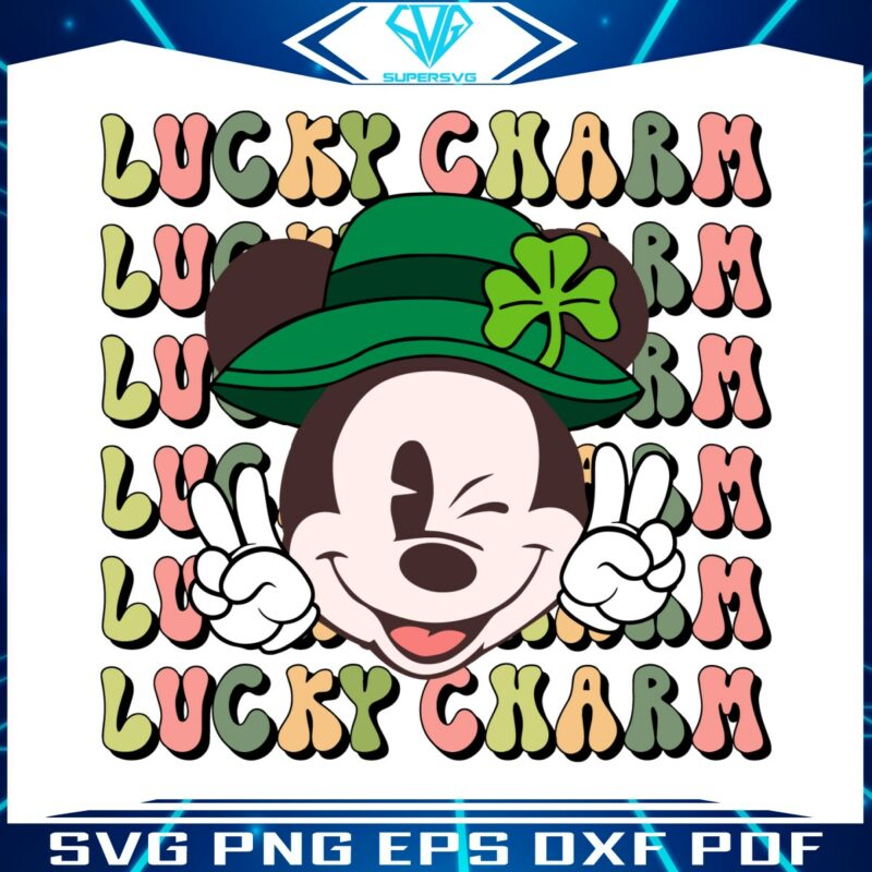 lucky-charm-mickey-mouse-svg