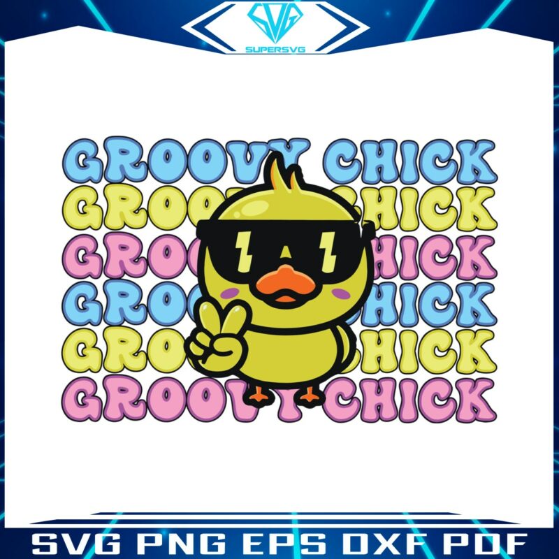 groovy-chick-funny-easter-day-svg