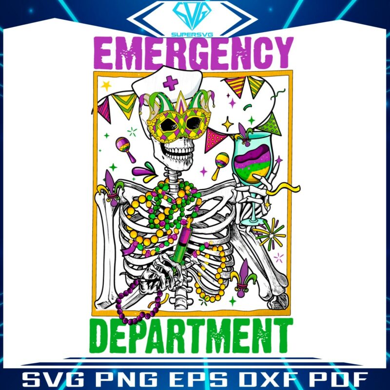 emergency-department-mardi-gras-skeleton-png