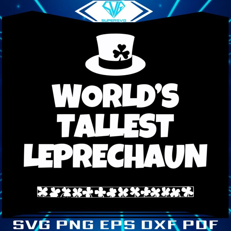 worlds-tallest-leprechaun-shamrock-svg