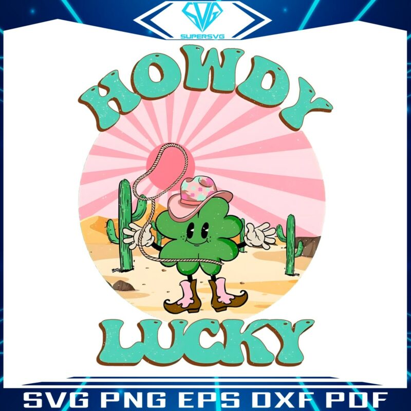 howdy-lucky-cute-shamrock-png