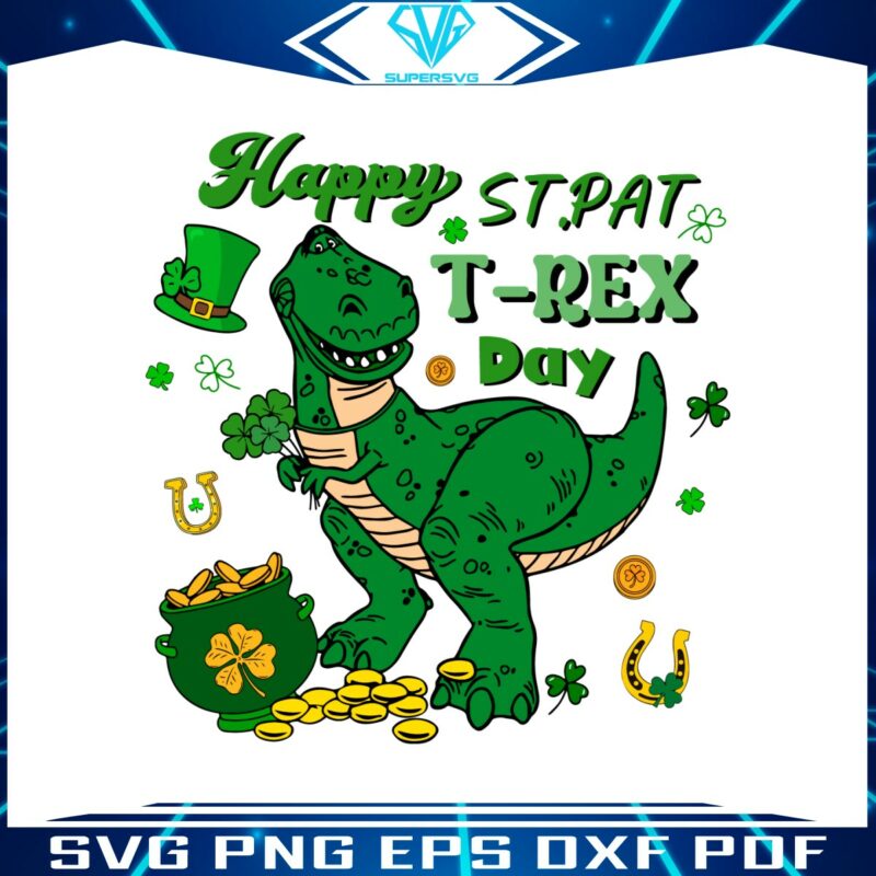 funny-happy-st-pat-trex-day-pot-of-gold-svg