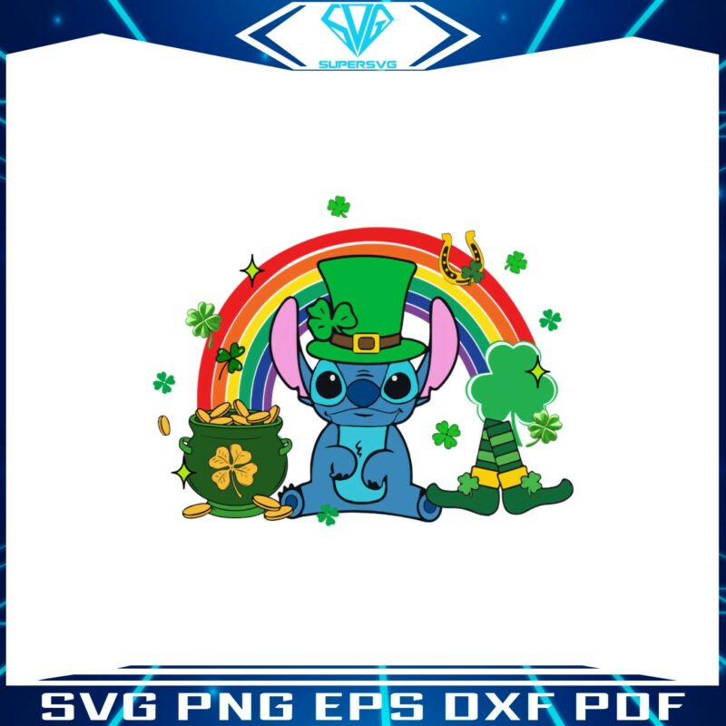 stitch-rainbow-st-patricks-day-png