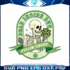 dead-inside-but-feelin-lucky-skeleton-shamrock-svg