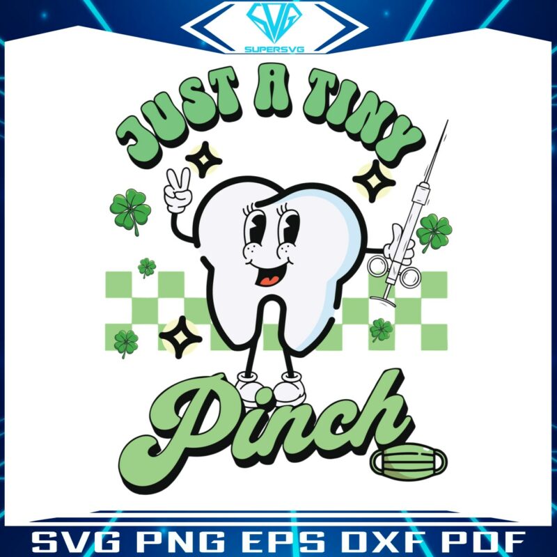 just-a-tiny-pinch-mascot-dentist-svg