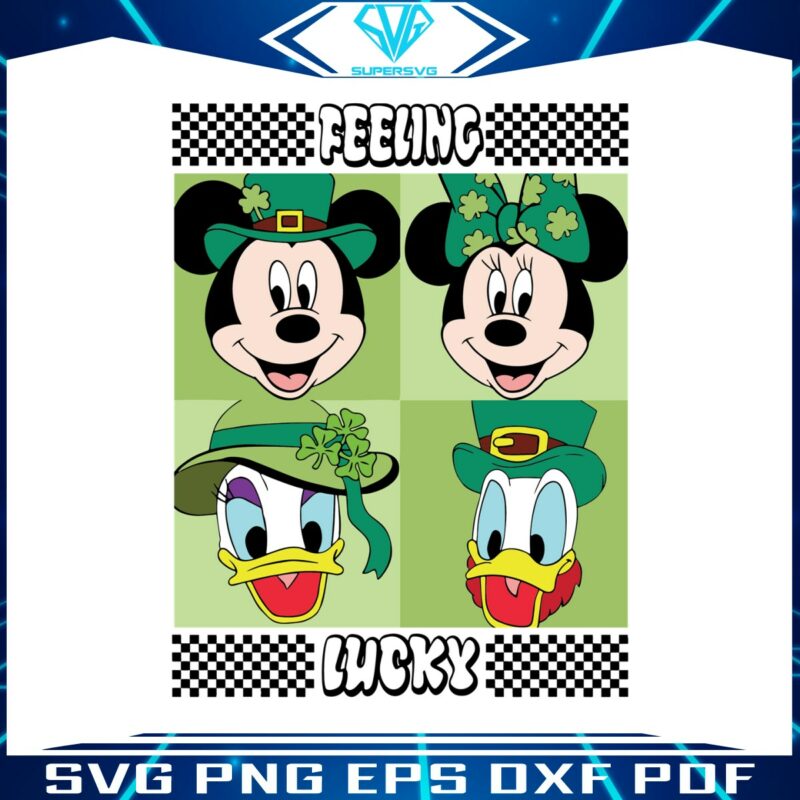 mickey-and-friends-feeling-lucky-svg
