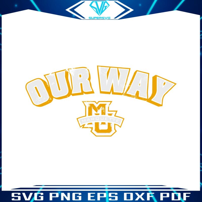 our-way-marquette-basketball-logo-svg