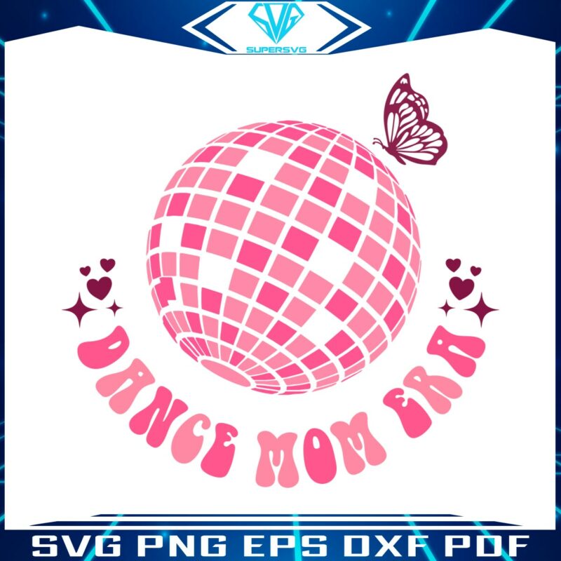 retro-disco-ball-dance-mom-era-svg