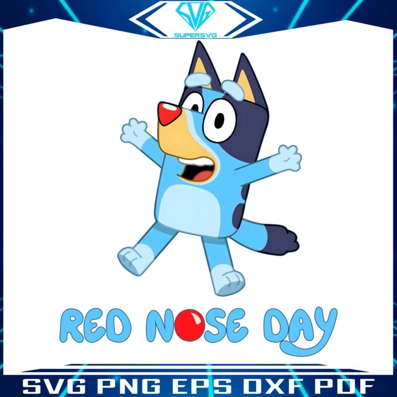 red-nose-day-cute-bluey-fundraising-png