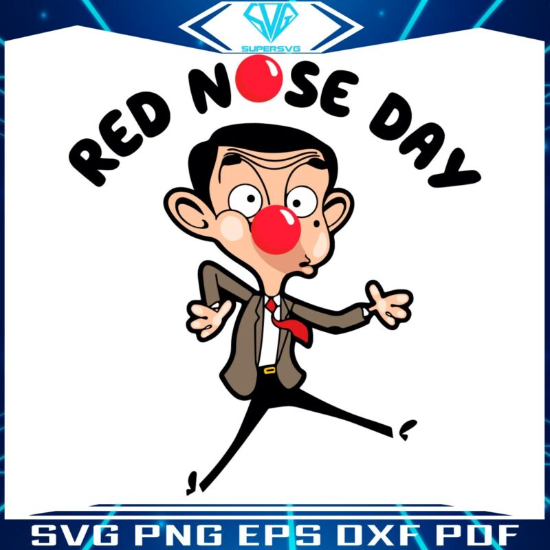 red-nose-day-funny-mr-bean-svg