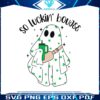 so-luckin-boujee-cute-ghost-shamrock-svg
