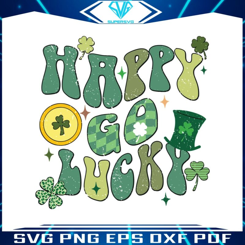 happy-go-lucky-irish-shamrock-svg