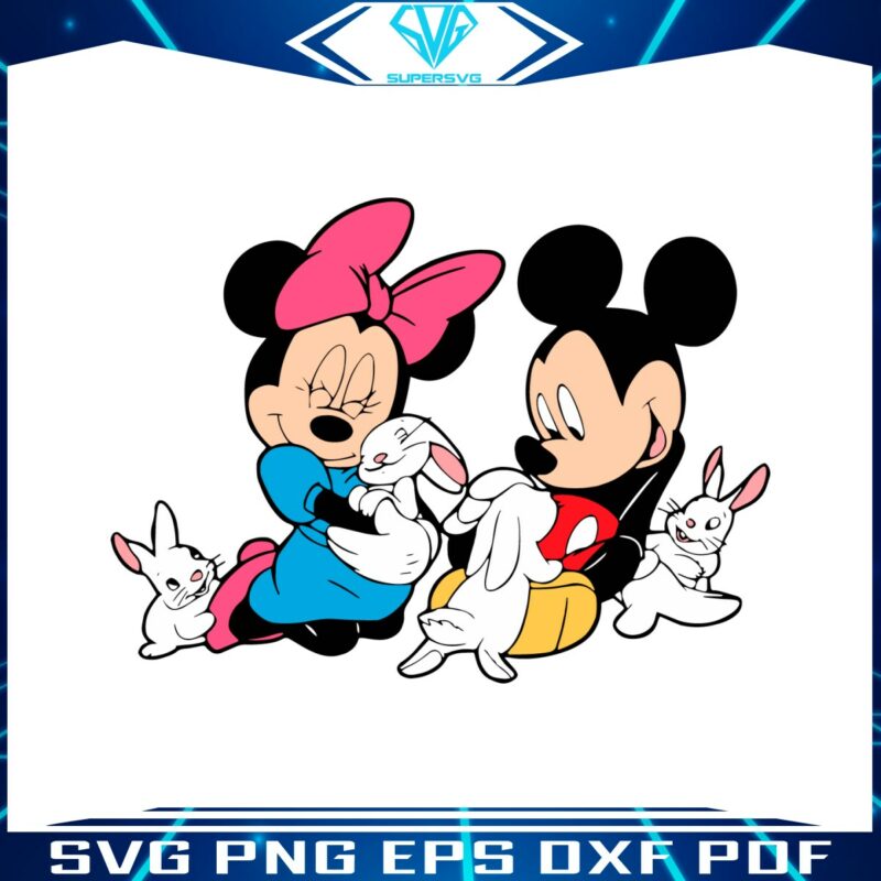 mickey-and-minnie-rabbit-easter-svg