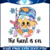 the-hunt-is-on-hunter-chick-easter-svg