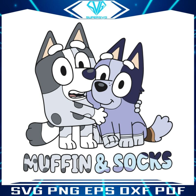 muffin-and-socks-bluey-character-svg