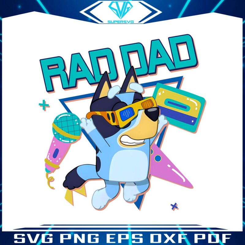 bluey-rad-dad-bandit-heeler-dancing-png