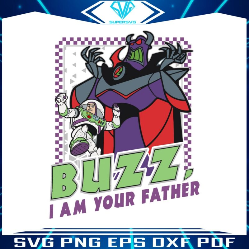 zurg-and-buzz-i-am-your-father-checkerboard-svg