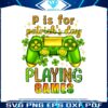 p-is-for-patricks-day-playing-games-png