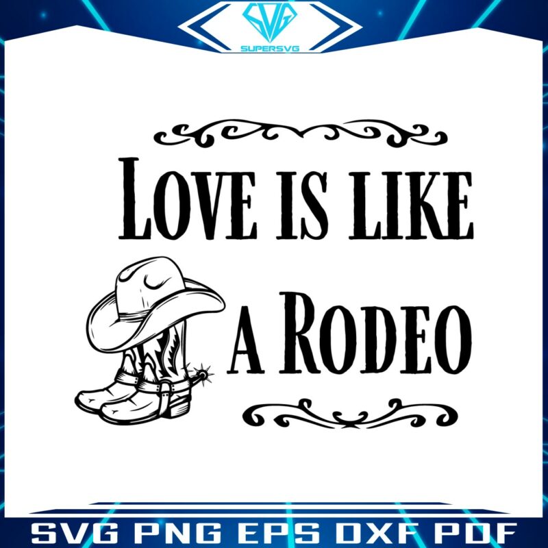 love-is-like-a-rodeo-kane-brown-concert-svg
