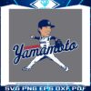 yoshinobu-yamamoto-caricature-mlb-player-svg