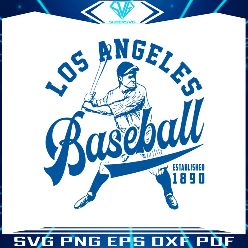 vintage-los-angeles-baseball-1890-svg