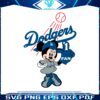 cute-minnie-mouse-dodgers-fan-baseball-svg