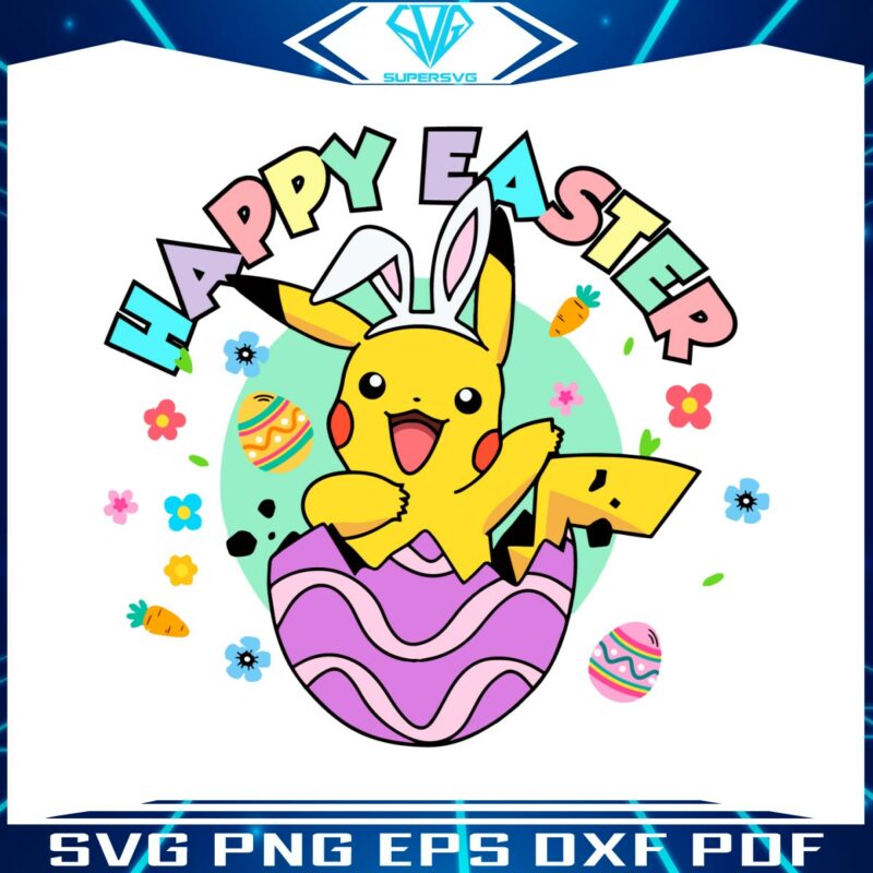 pikachu-bunny-ear-happy-easter-svg