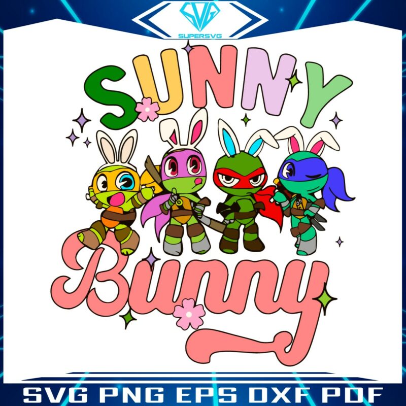 ninja-turtle-sunny-bunny-easter-svg