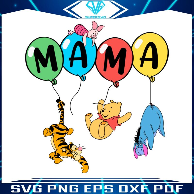 honey-bear-mama-balloons-winnie-the-pooh-svg