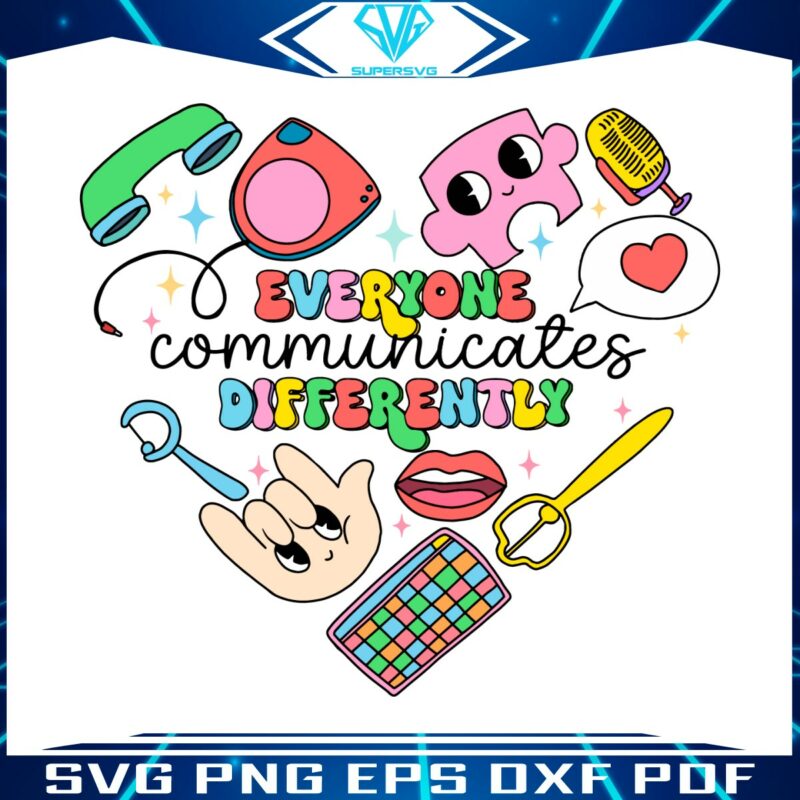 everyone-communicates-differently-doodles-svg