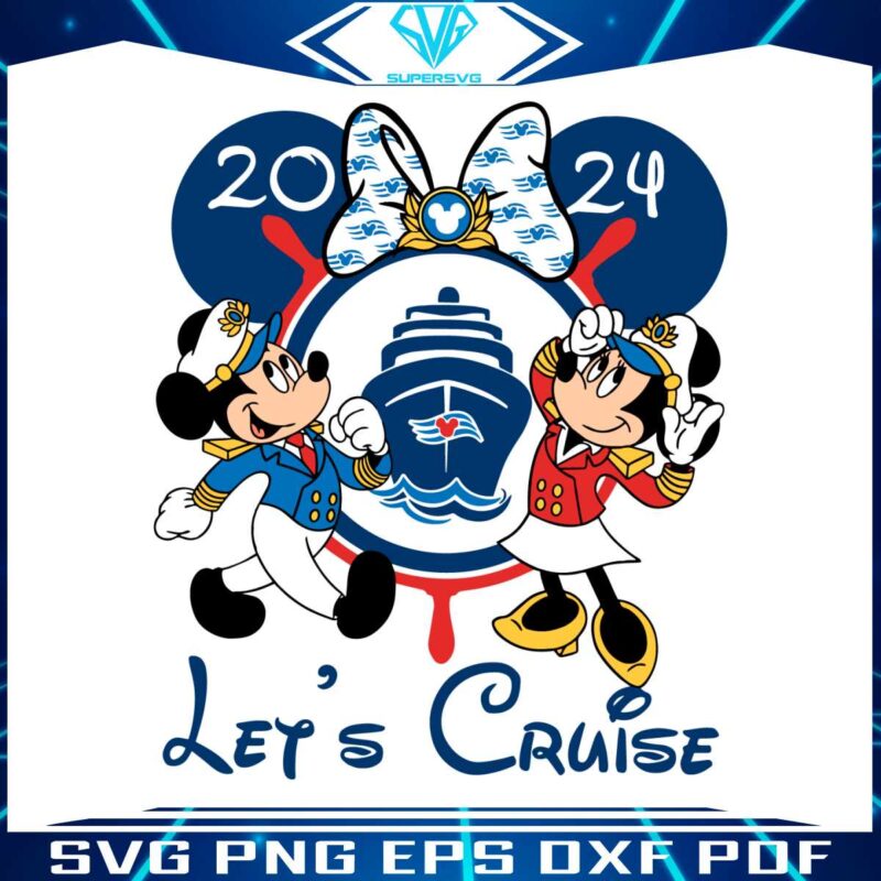 disney-lets-cruise-2024-mickey-minnie-captain-svg
