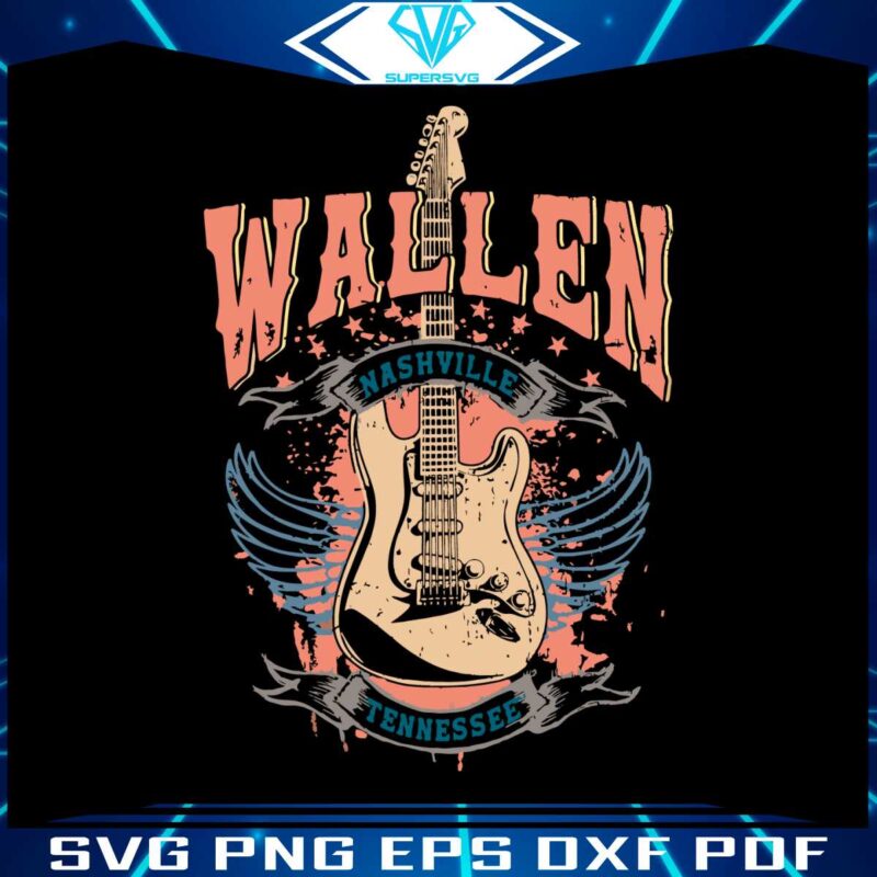 retro-wallen-nashville-tennessee-guitar-svg