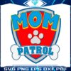 retro-mom-patrol-dog-paw-cartoon-svg