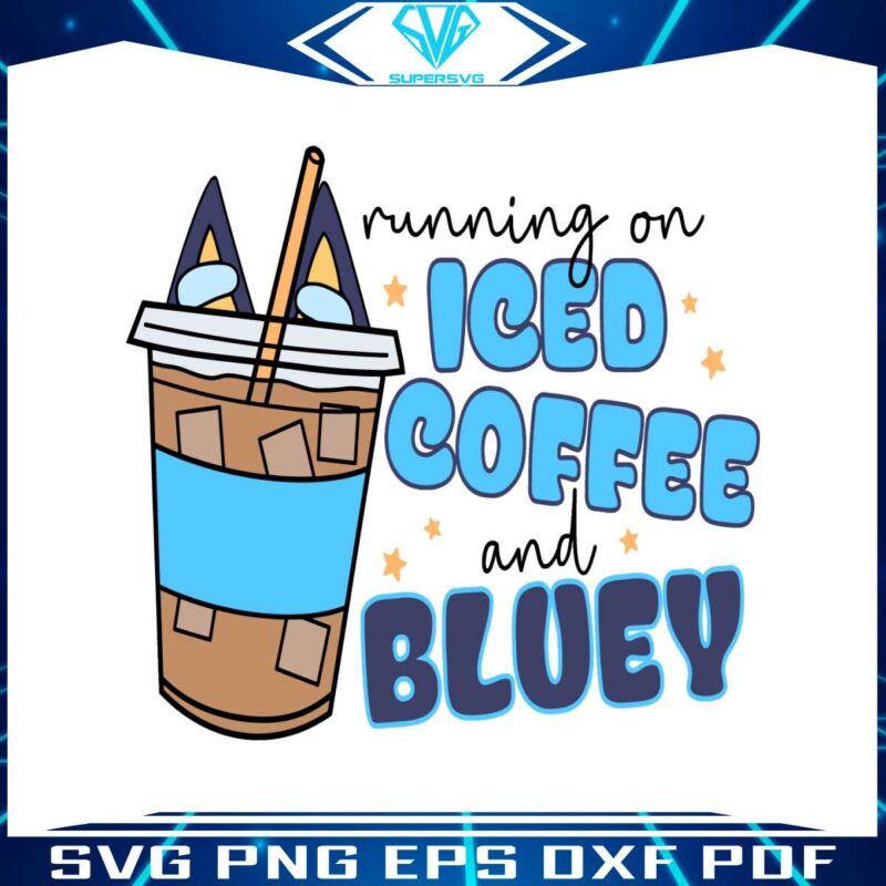 running-on-iced-coffee-and-bluey-svg