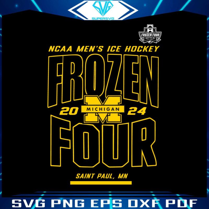 michigan-wolverines-ncaa-mens-hockey-frozen-four-svg