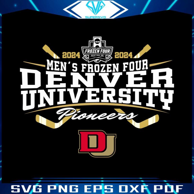 denver-university-ncaa-frozen-four-mens-ice-hockey-svg