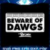 beware-of-bronx-dawgs-baseball-svg