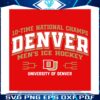 10-time-national-champions-denver-ice-hockey-svg