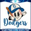 los-angeles-dodgers-baseball-face-svg