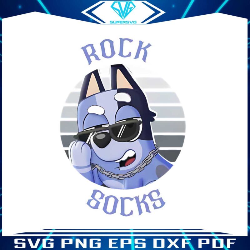 bluey-rock-socks-cartoon-character-png