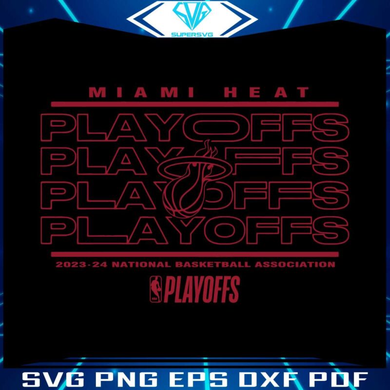 miami-heat-2024-nba-playoffs-svg