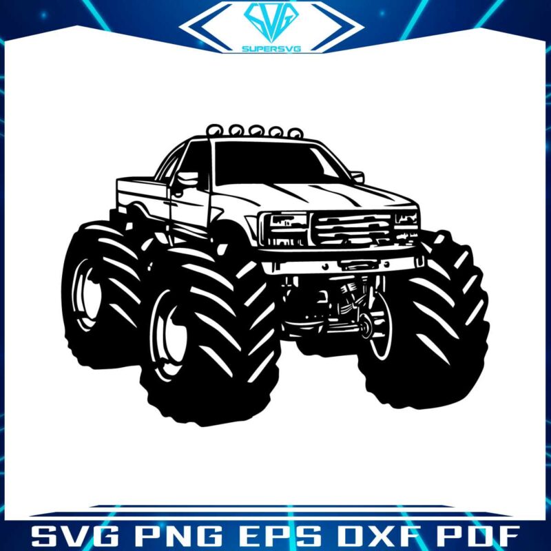 retro-cartoon-monster-truck-vector-svg