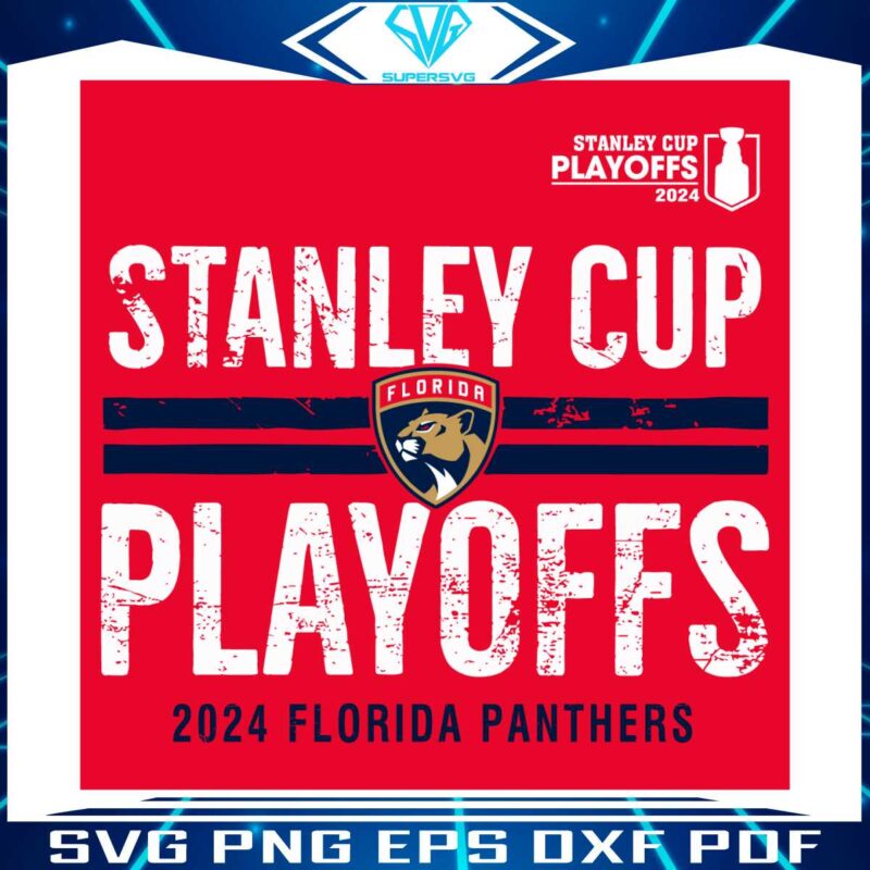 stanley-cup-playoff-2024-florida-panthers-svg