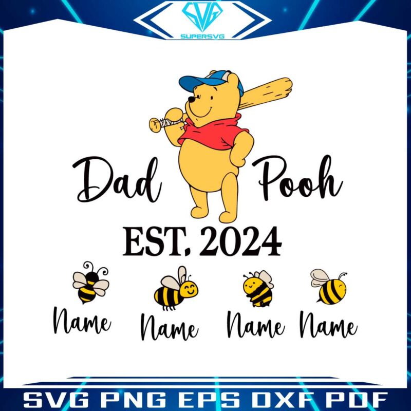 personalized-dad-pooh-est-2024-svg