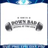 now-im-down-bad-crying-at-the-gym-ttpd-album-svg