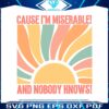 cause-im-miserable-and-nobody-knows-ttpd-album-svg