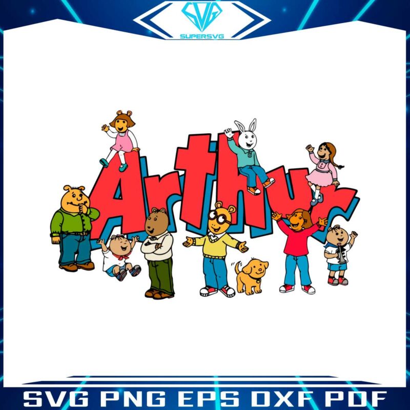 funny-arthur-and-friends-tv-series-svg