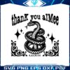 thank-you-aimee-tortured-poets-snake-svg