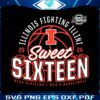illinois-fighting-illini-sweet-sixteen-2024-ncaa-svg